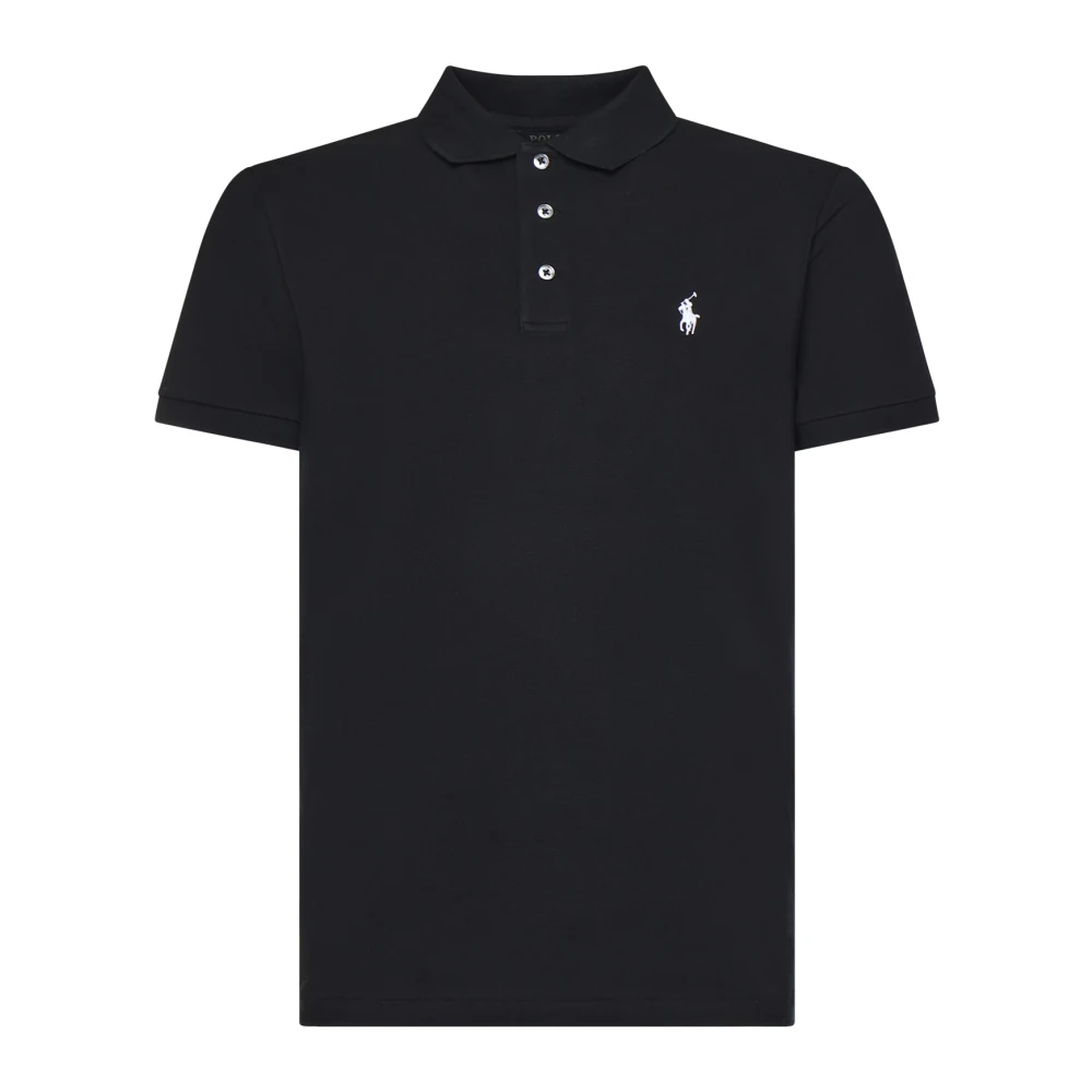 Polo Ralph Lauren Men's Black Polo Shirts, 2XL, Polo Shirts