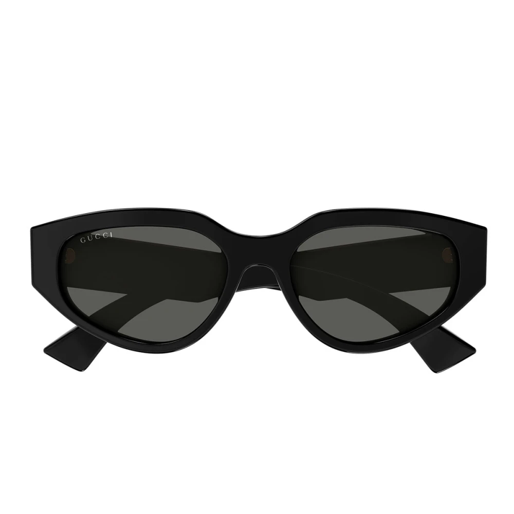 Gucci Unisex Black Cat Eye Sunglasses - Sunglasses - 55 Mm - Accessories