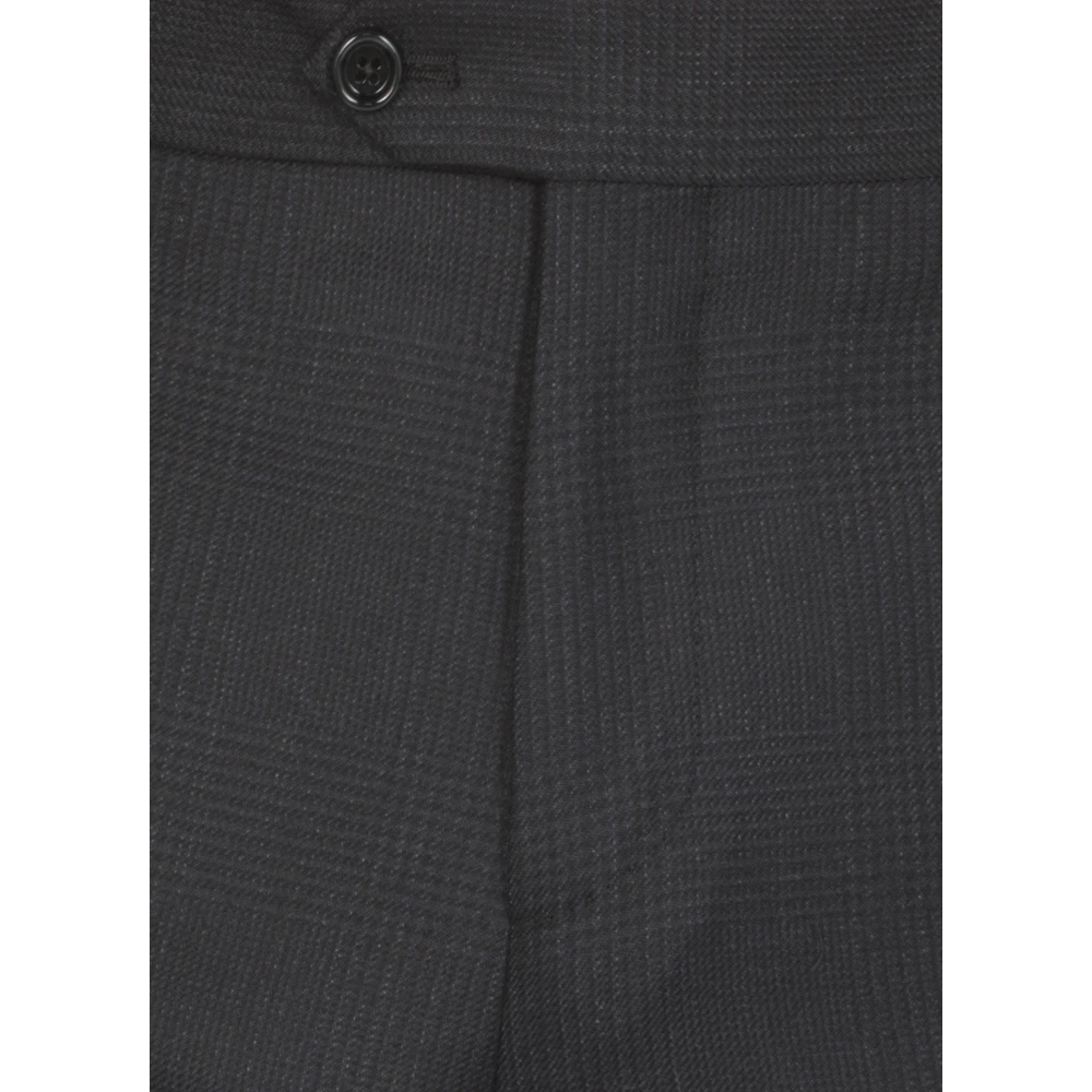 Lardini Blauw Wollen Pak met Iconische Pin Blue Heren