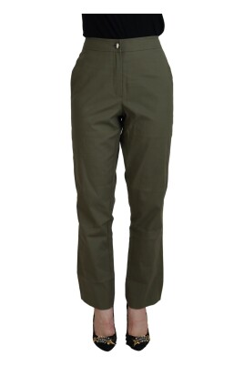 laurel-elegante-konisch-zulaufende-grne-hose-schicke-alltagskleidung