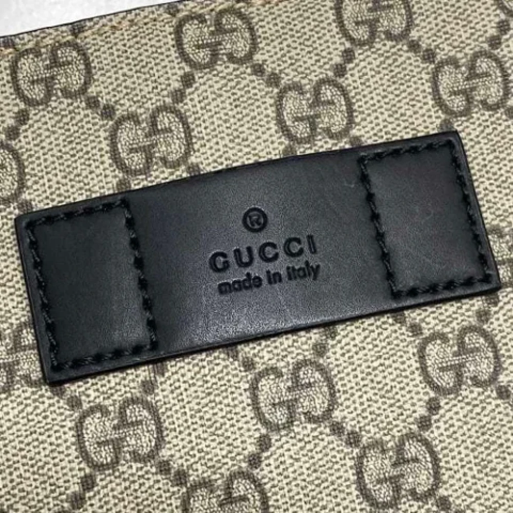 Gucci Vintage Pre-owned Fabric gucci-bags Beige Dames