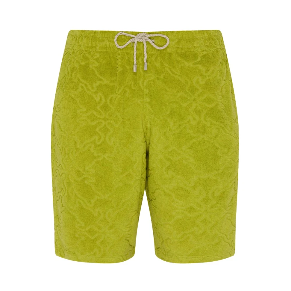 Vilebrequin Uomo Verde Pantaloncini, S, New,