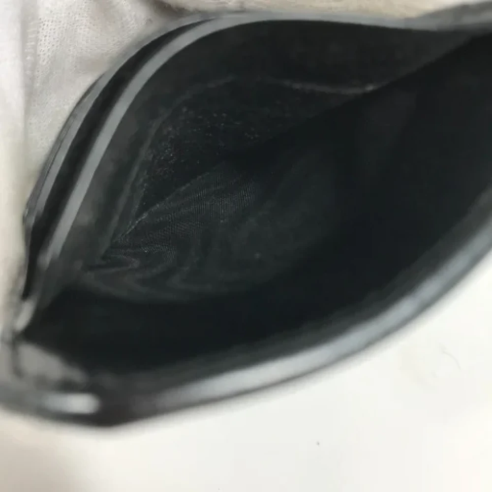 Yves Saint Laurent Vintage Pre-owned Leather wallets Black Heren