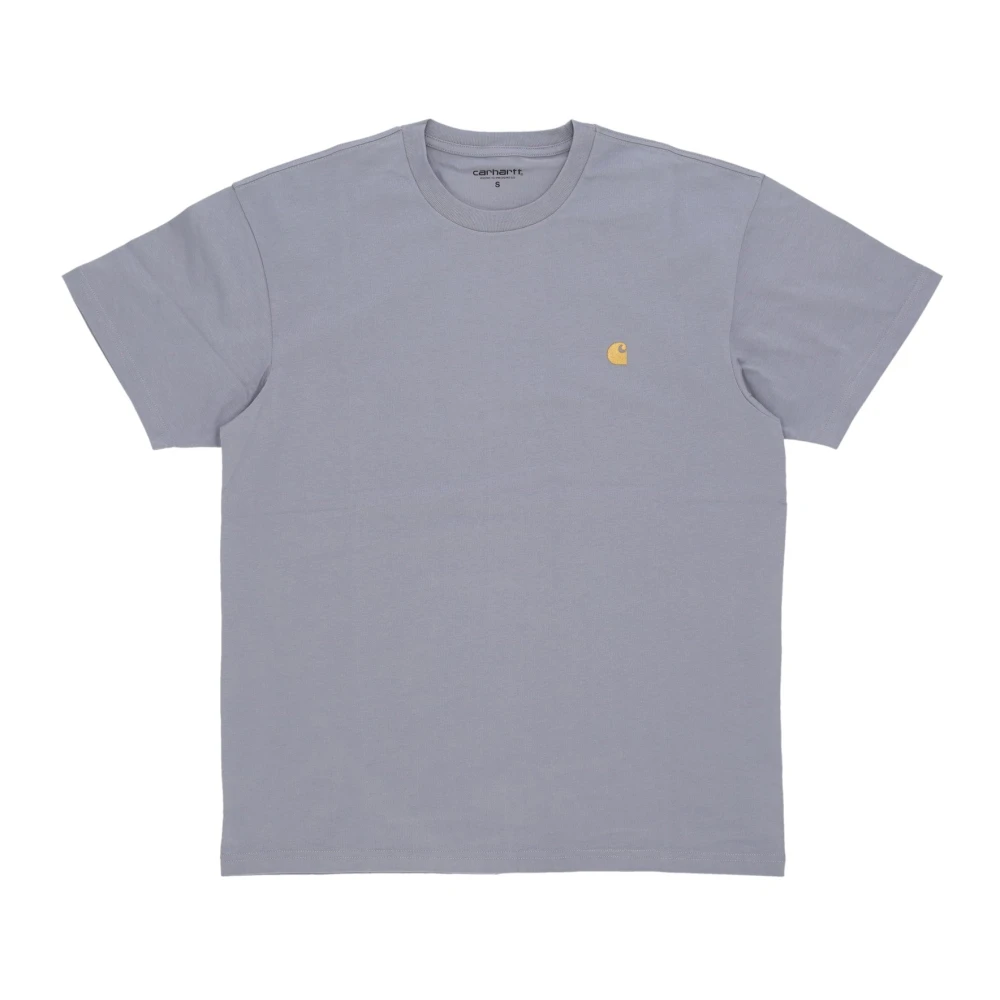 Carhartt WIP Spiegel Goud Korte Mouw T-shirt Blue Heren