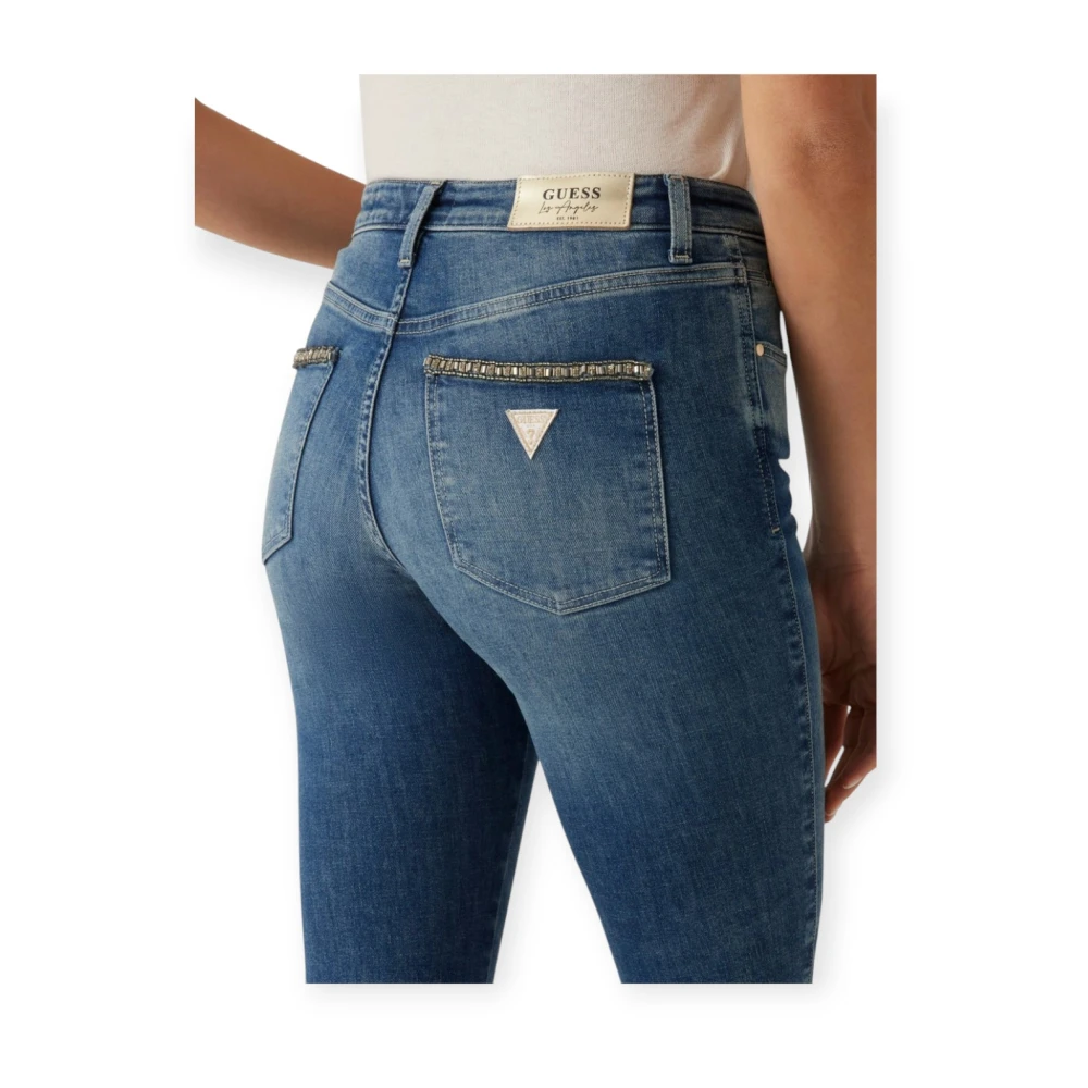 Guess Katoenen Jeans Blue Dames