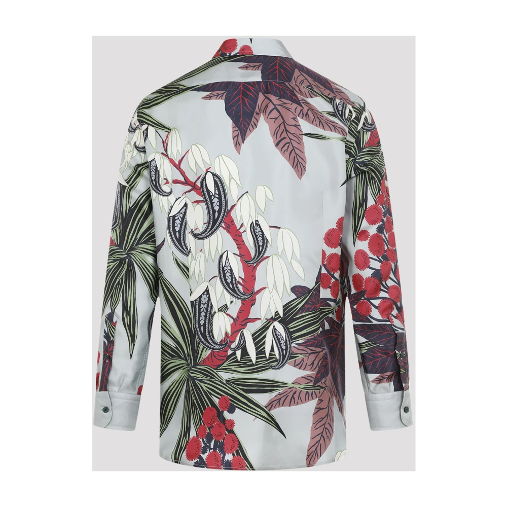 ETRO Multicolor Zijden Overhemd Aw24 Multicolor Heren