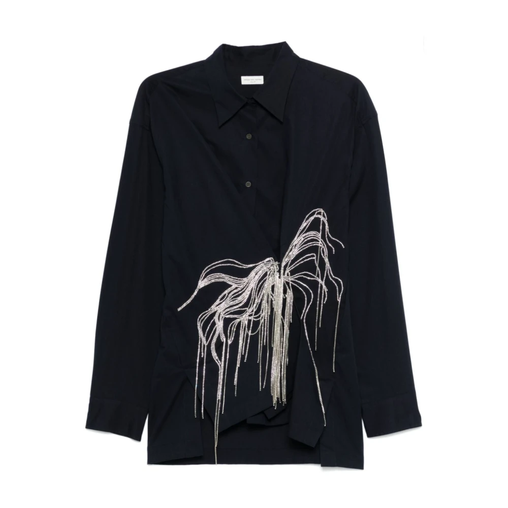 Dries Van Noten Blauw Shirt voor Mannen Blue Dames