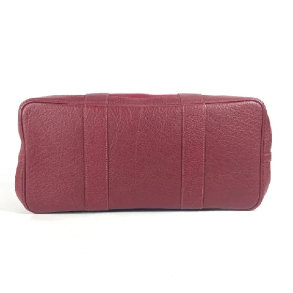 Hermès Vintage Pre-owned Fabric shoulder-bags Red Dames