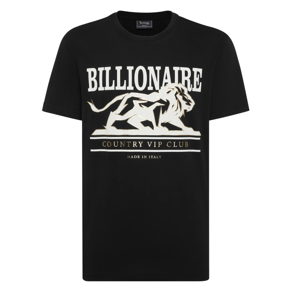 Billionaire Herren Schwarz Oberteile, K, Lgröße: