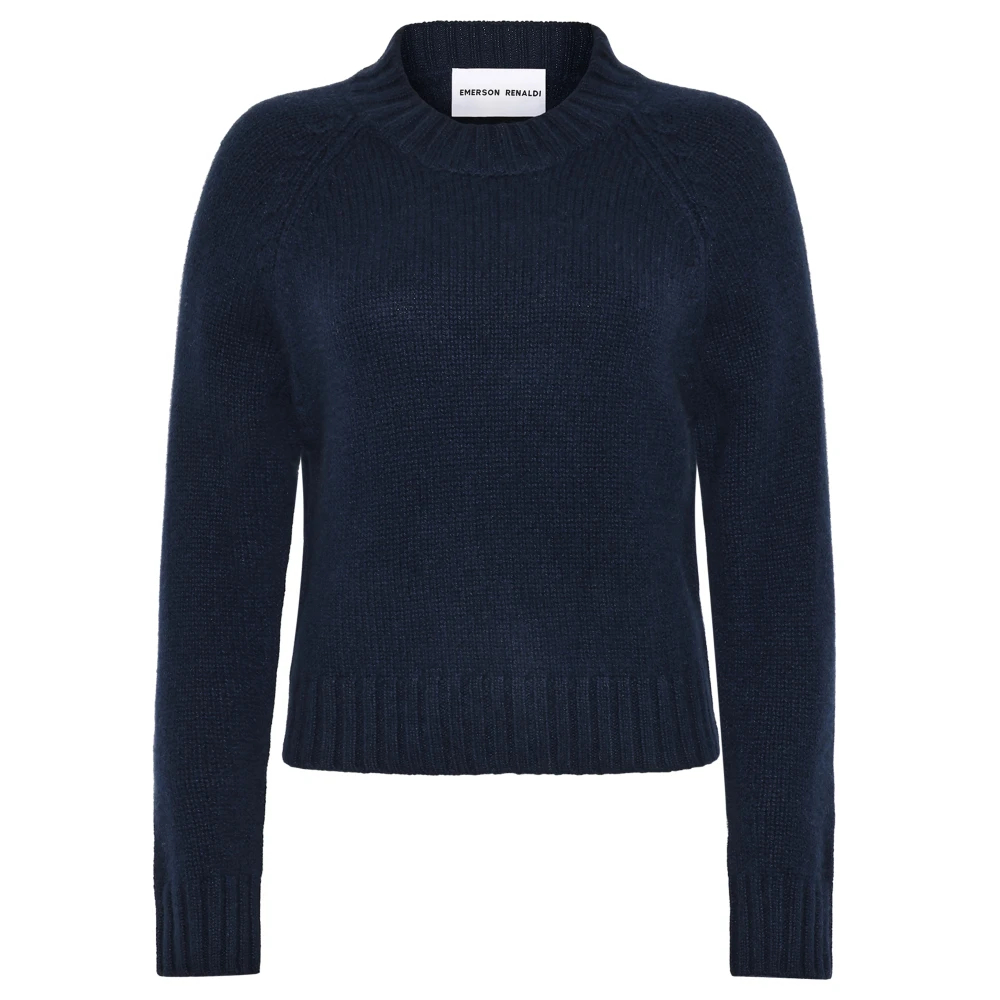 Emerson Renaldi Kasjmier Crew Neck Sweater Donkerblauw Blue Dames