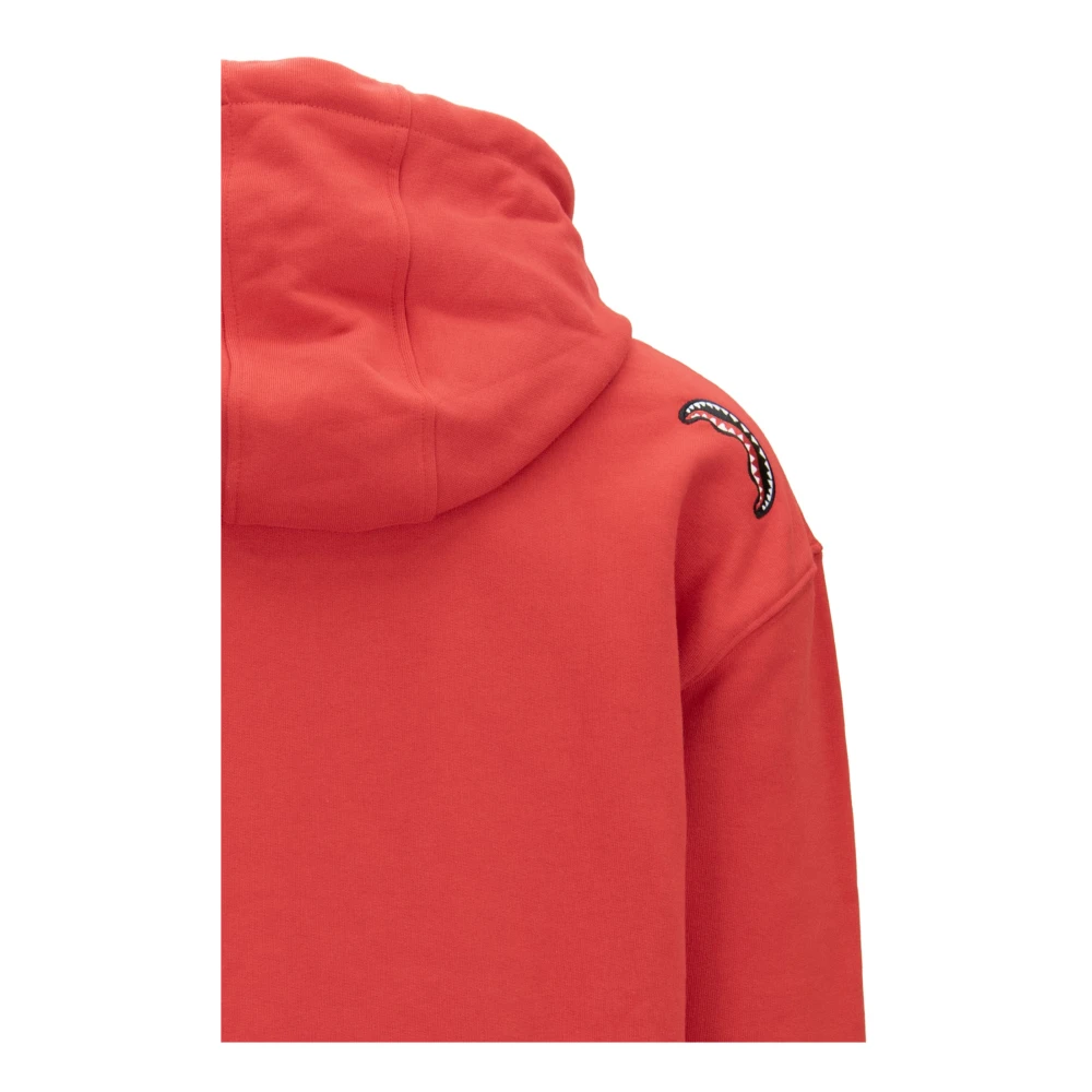 Sprayground Hoodie met ritssluiting zak Red Heren