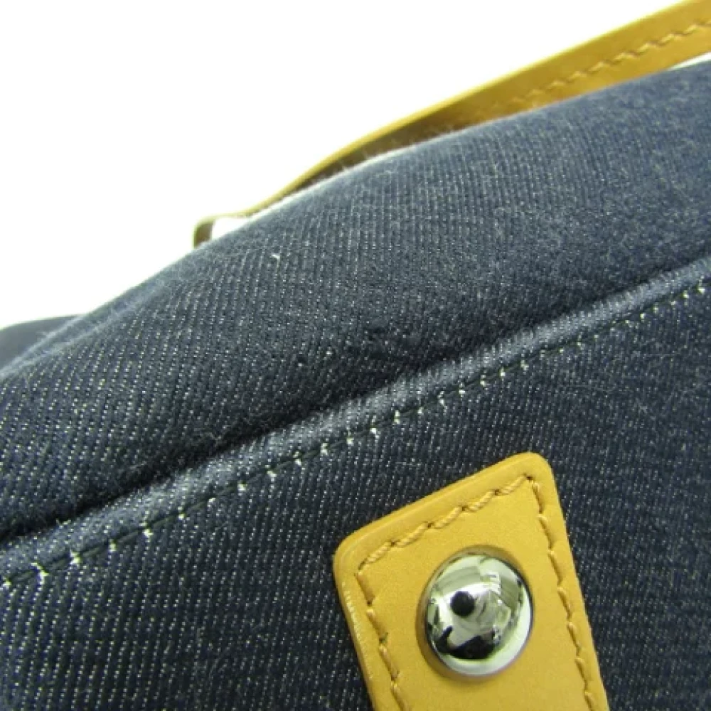 Chanel Vintage Pre-owned Denim chanel-bags Blue Dames