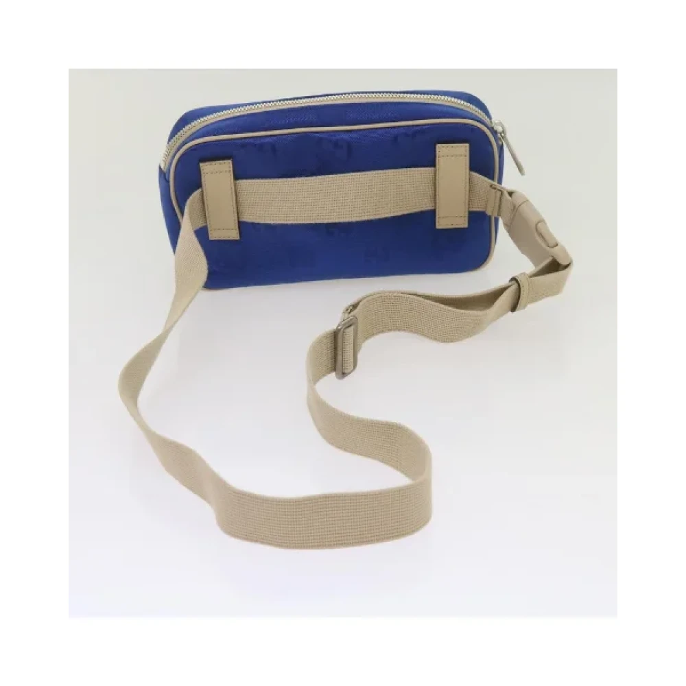 Gucci Vintage Pre-owned Nylon gucci-bags Blue Dames