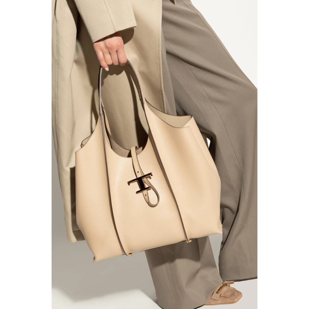 TOD'S Shopper type tas Beige Dames
