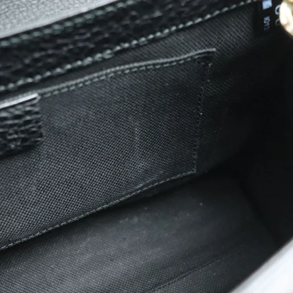 Gucci Vintage Pre-owned Leather gucci-bags Black Dames
