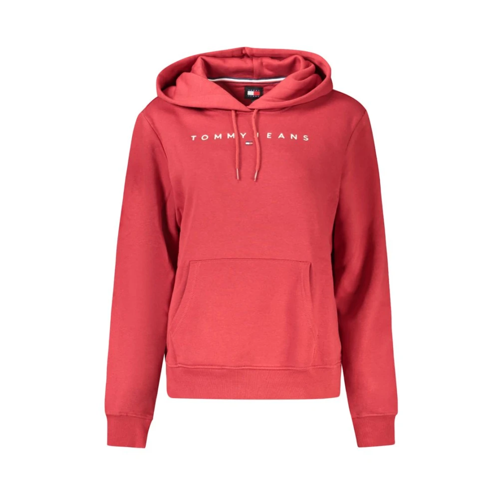 Tommy Hilfiger Rode Katoenen Trui | Roter Baumwollpullover Red Dames