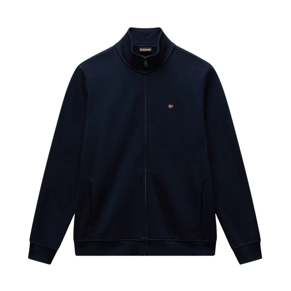 Napapijri Men's Blue Balis Zip Up Sweatshirt - Zip-Throughs - 2XL - Sweatshirts & Hoodies