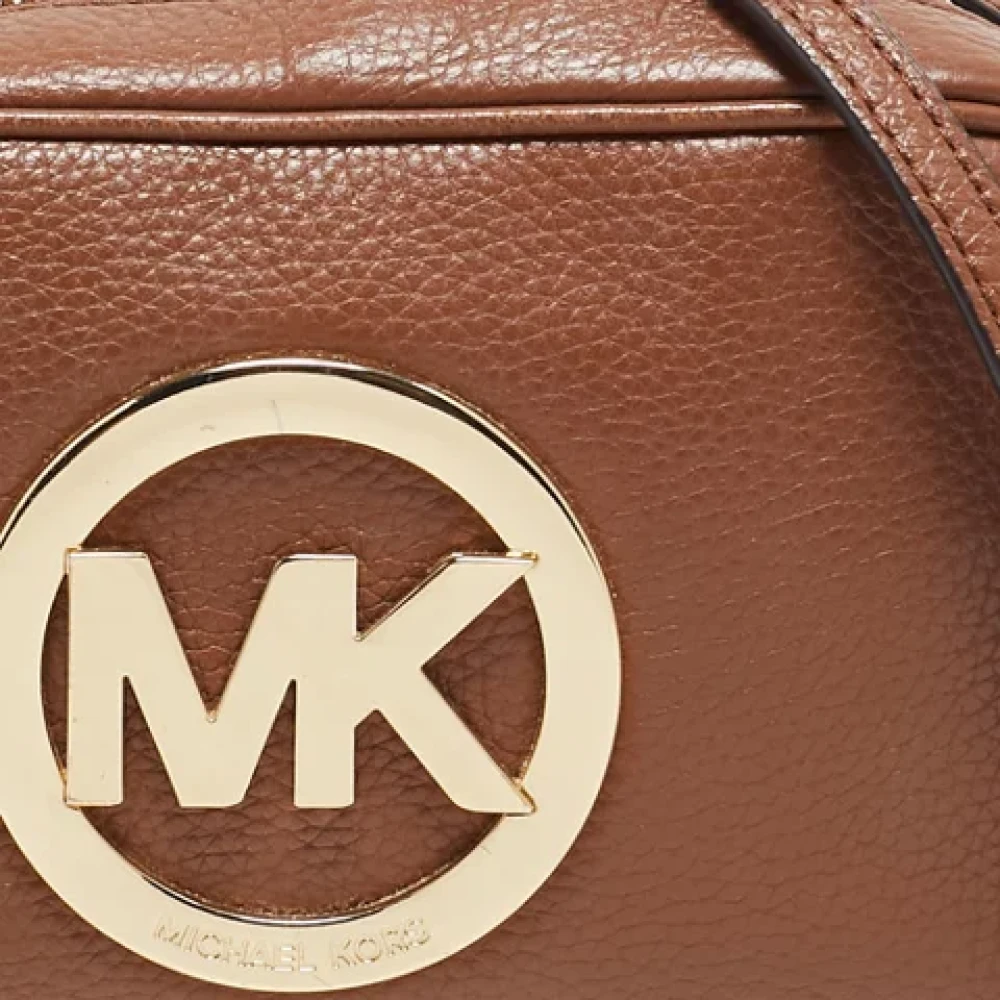 Michael Kors Pre-owned Leather crossbody-bags Brown Dames