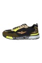 baskets-de-course-vert-noir-sc276