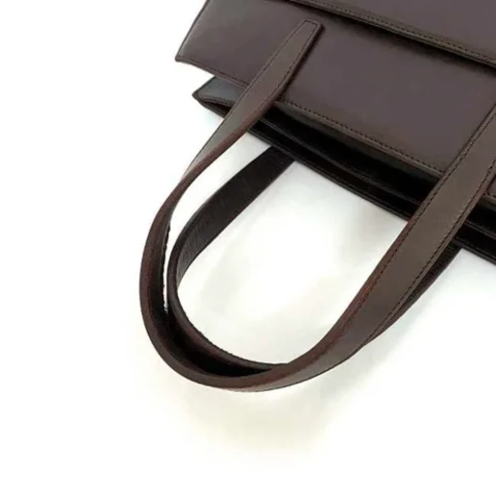 Loewe Pre-owned Fabric handbags Brown Dames