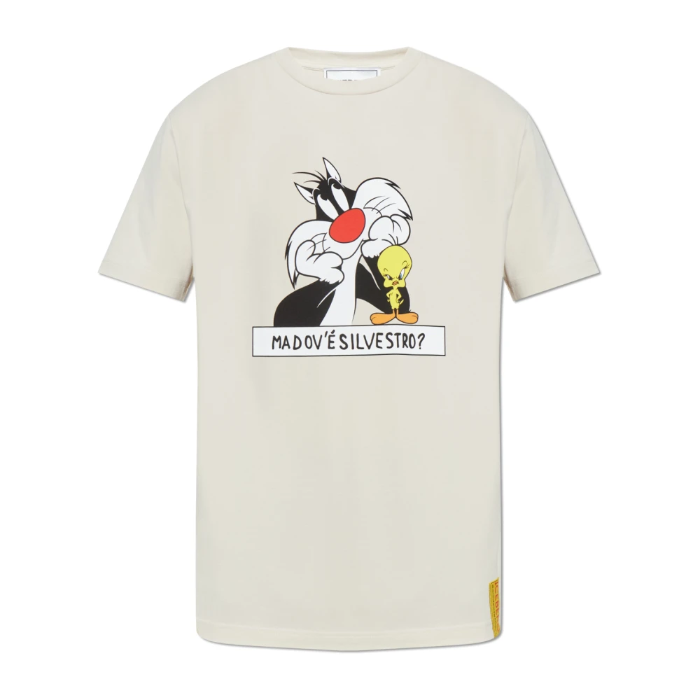 Iceberg - Tops > T-Shirts - Beige - Iceberg - Modalova