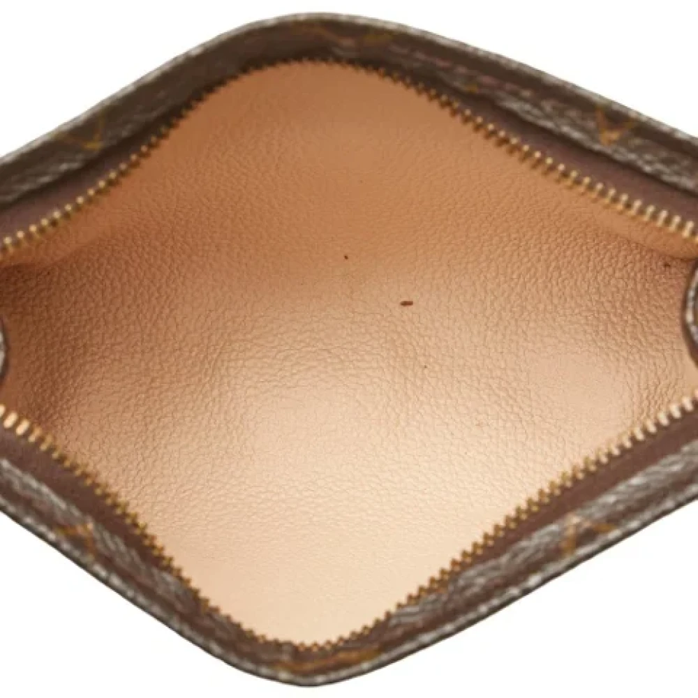 Louis Vuitton Vintage Pre-owned Plastic pouches Brown Dames