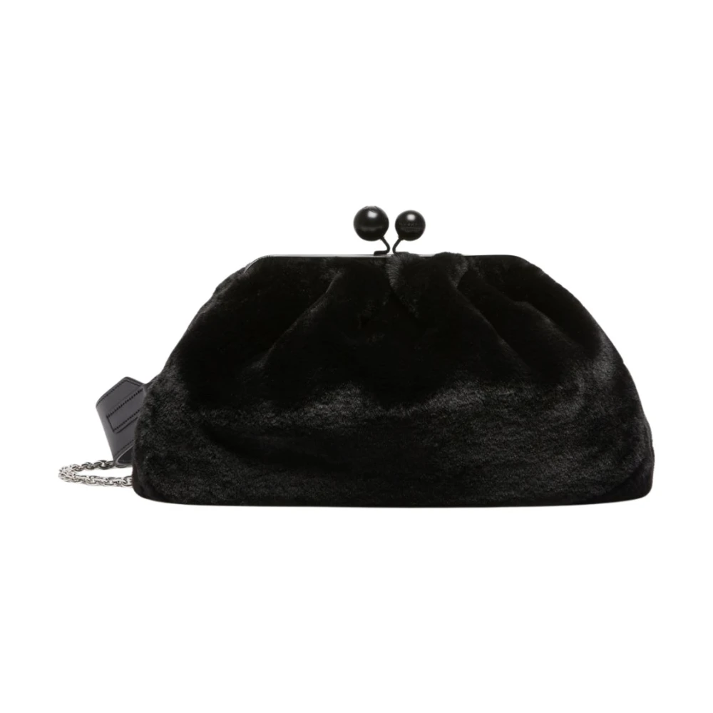 Max Mara Weekend Stijlvolle Pasticcino Tas met Karvane Stof Black Dames