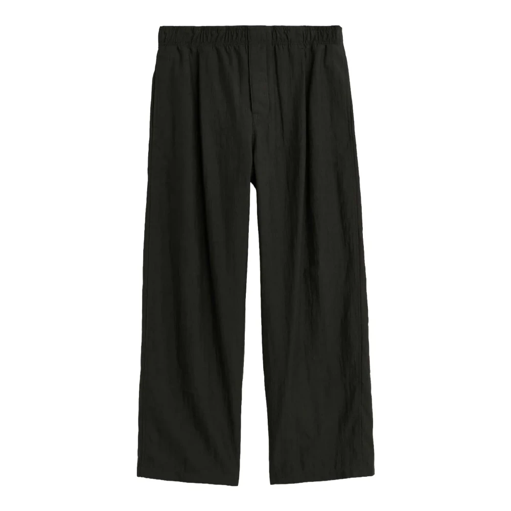 Our Legacy Men's Black Wide Trousers, L, Leisure Trouser
