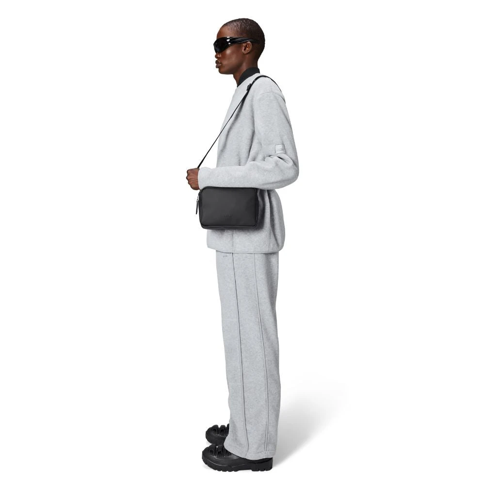 Rains Waterdichte Box Bag met Verstelbare Band Black Dames