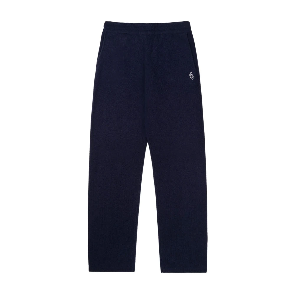 Sporty & Rich Blue Src Cashmere Trousers - Female - Sweatpants - M - Trousers
