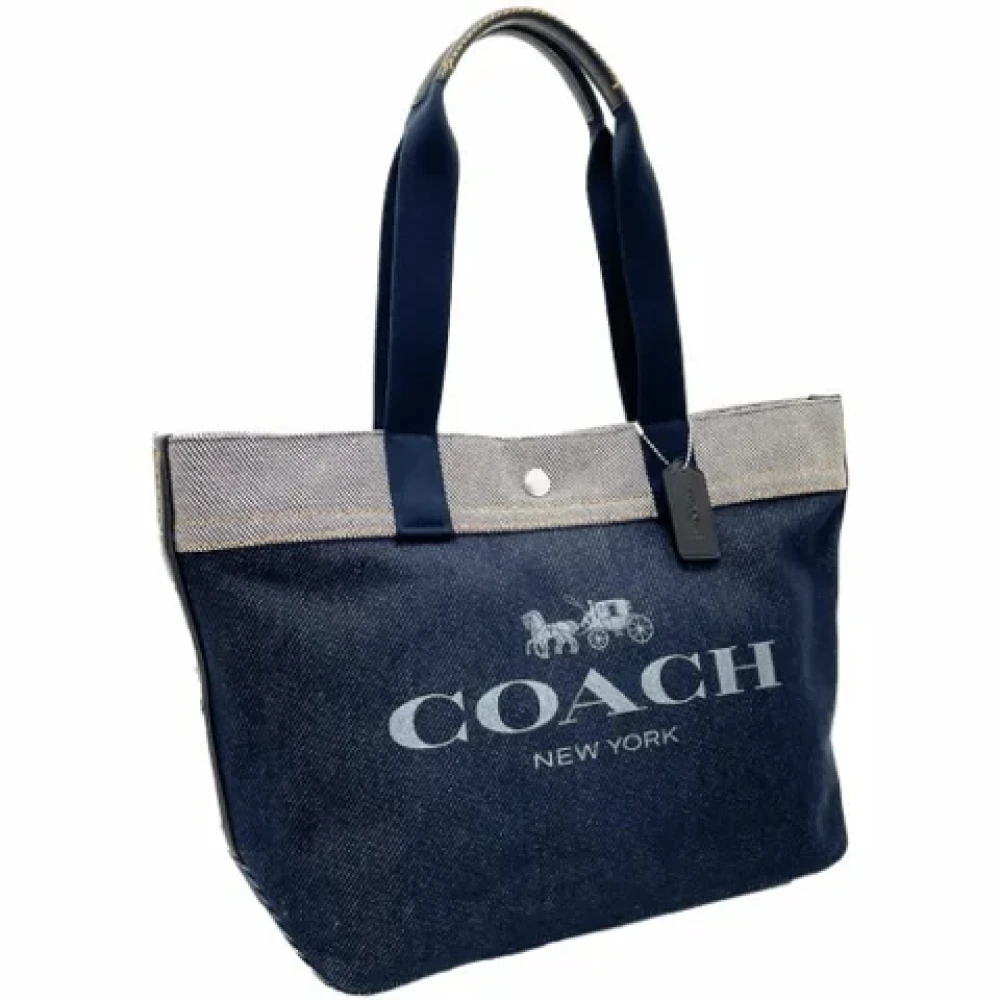Coach Pre-owned Fabric totes Blue Dames