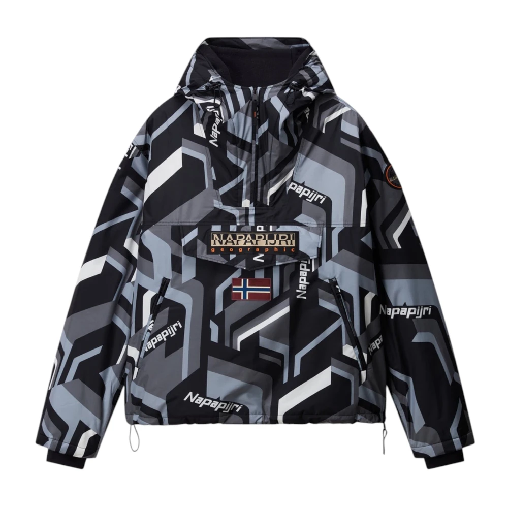 Napapijri Men's Black Rainforest Next Anorak Jacket