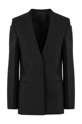 black-collarless-blazer-womens-fashion
