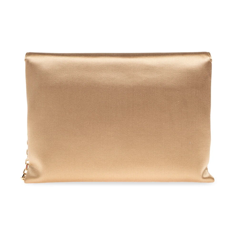 Max Mara Satin clutch 'Envelope' Yellow Dames
