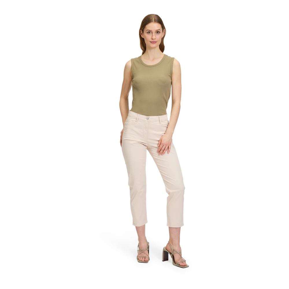 Betty Barclay Geribbeld Hemdje Green Dames