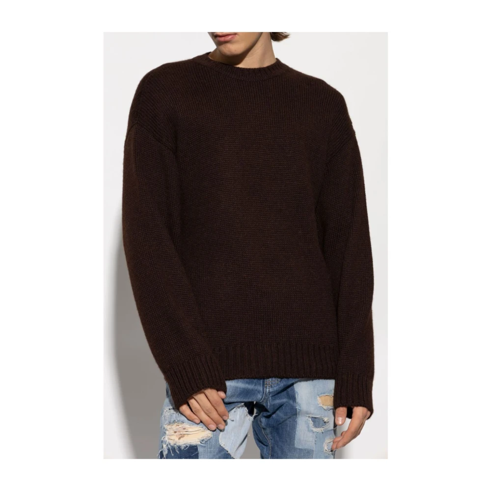 Dsquared2 Bruine Pullover Sweater Brown Heren
