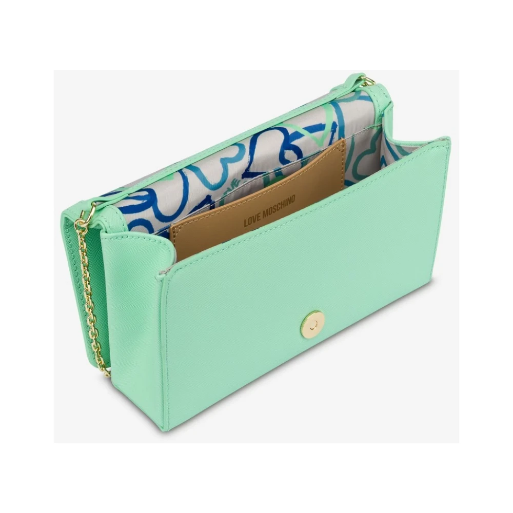 Love Moschino Stijlvolle PU-tas Green Dames