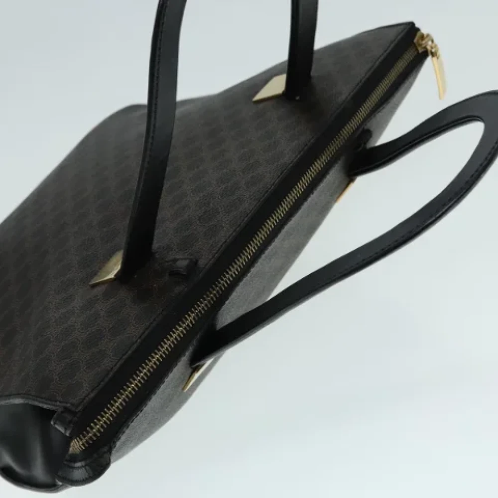 Celine Vintage Pre-owned Canvas handbags Black Dames