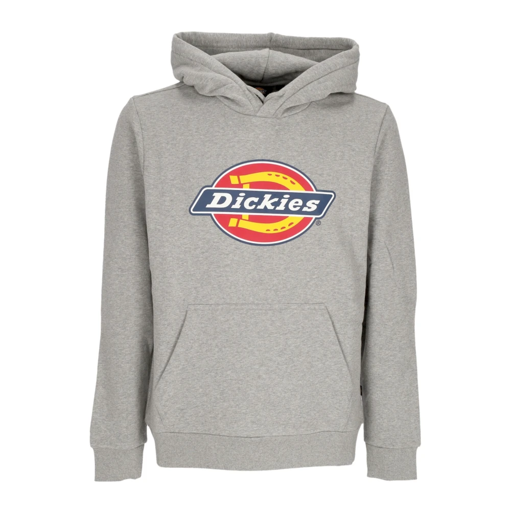 Dickies Icon Logo Hoodie Grijs Melange Streetwear Gray Heren