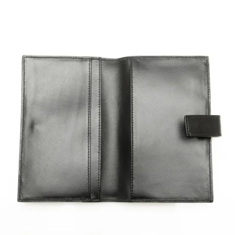 Gucci Vintage Pre-owned Leather home-office Black Dames