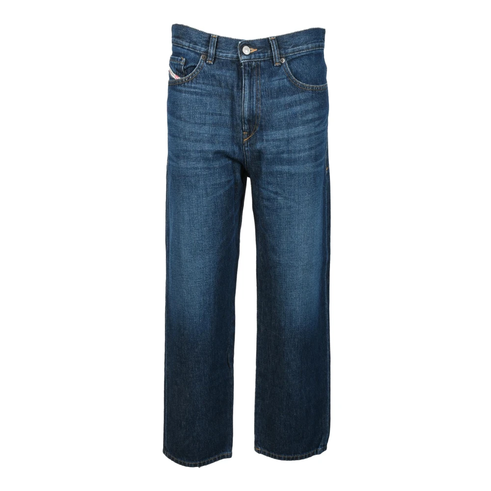 Diesel Women's Blue Straight Fit Jeans, W31, Jeans