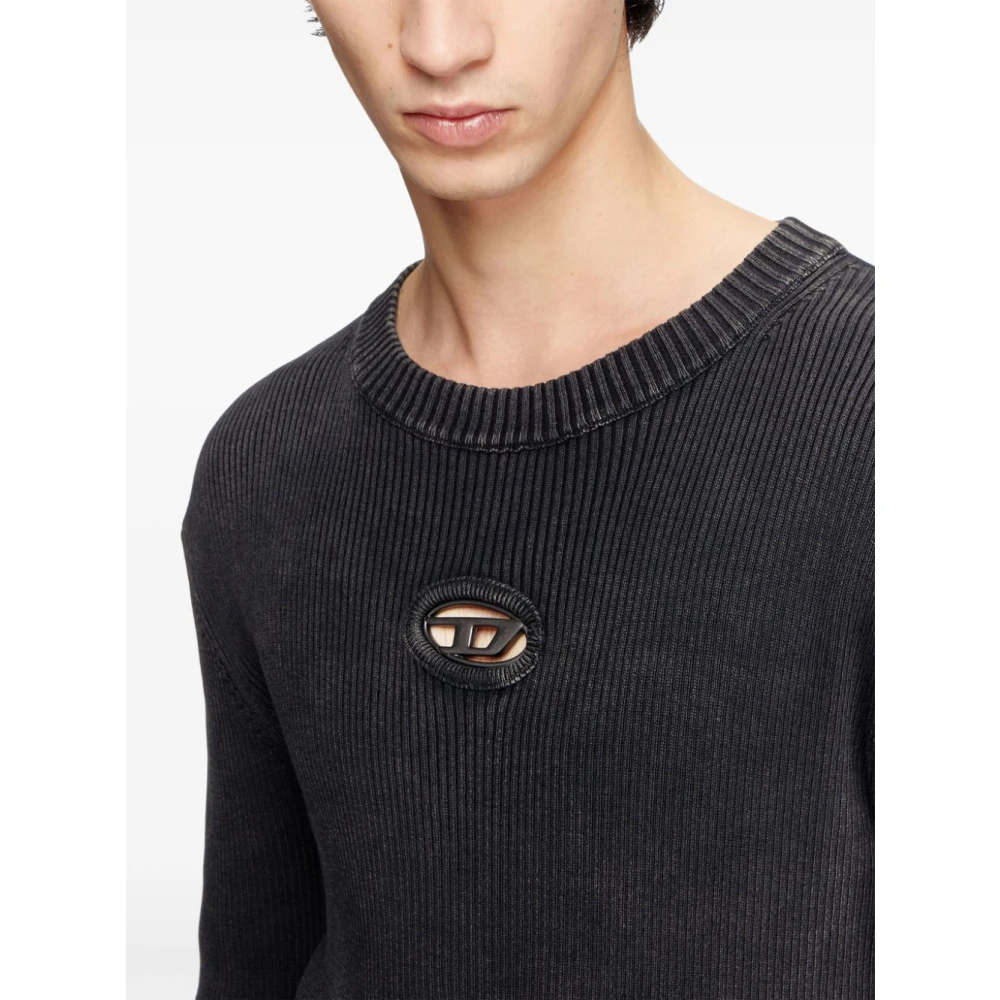Diesel Zwarte Sweater Collectie Black Heren
