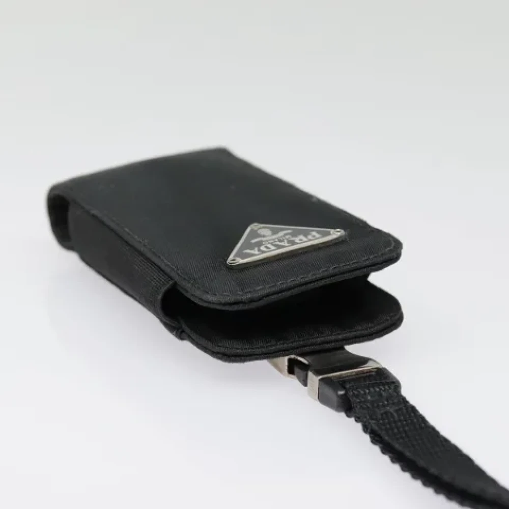 Prada Vintage Pre-owned Nylon pouches Black Dames