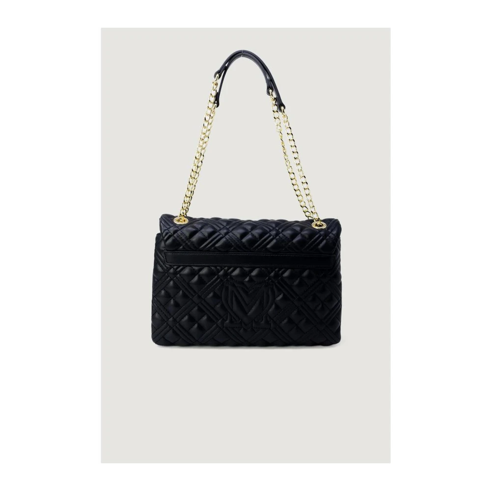 Love Moschino Polyethyleen Handtas met PU-samenstelling Blue Dames