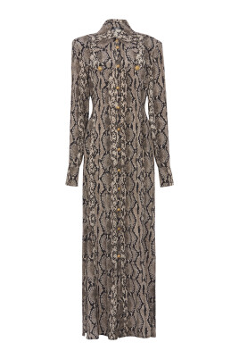 robe-chemise-en-soie-python