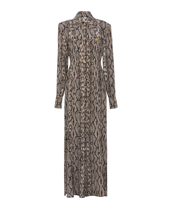 robe-chemise-en-soie-python