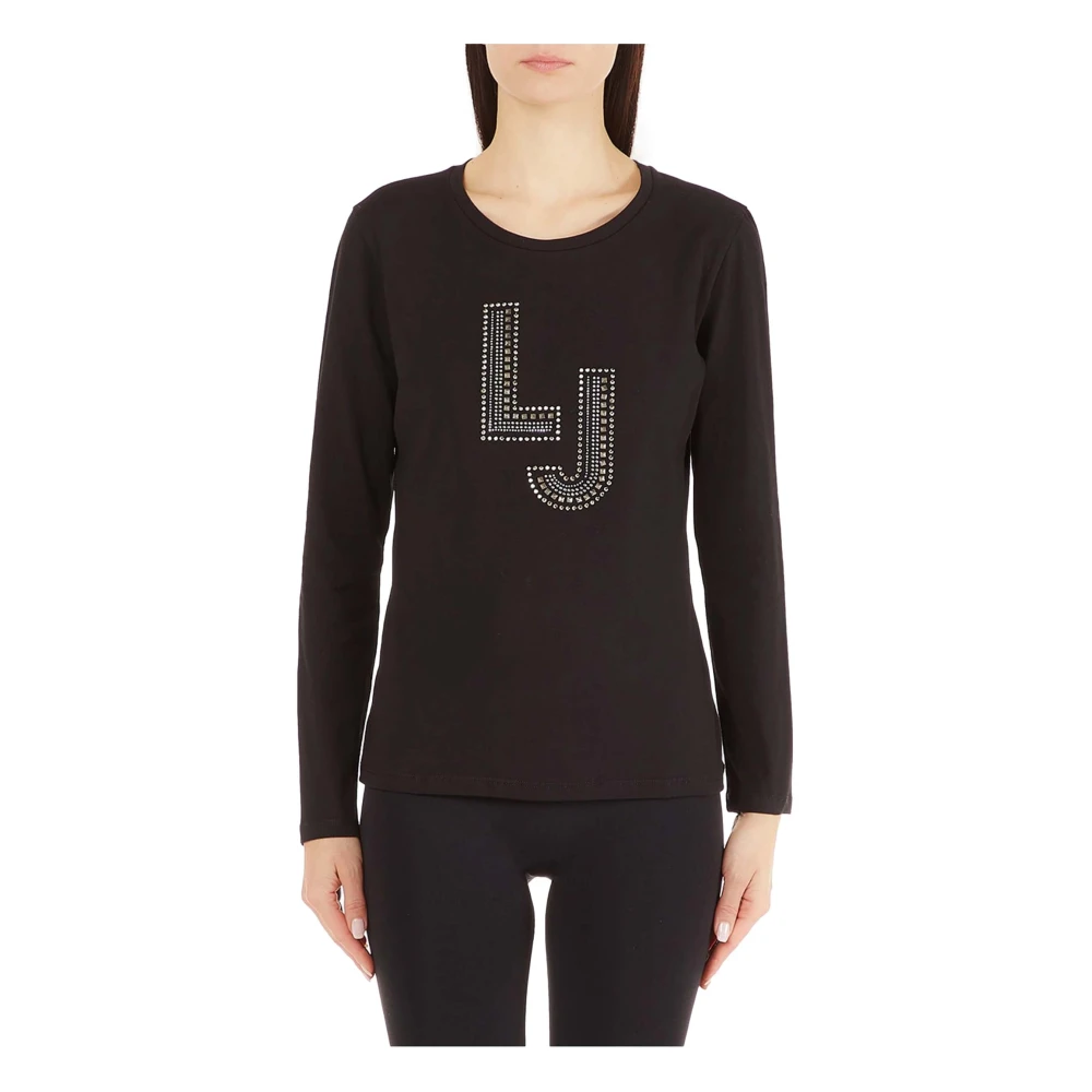 Liu Jo Lange mouwen T-shirt Black Dames