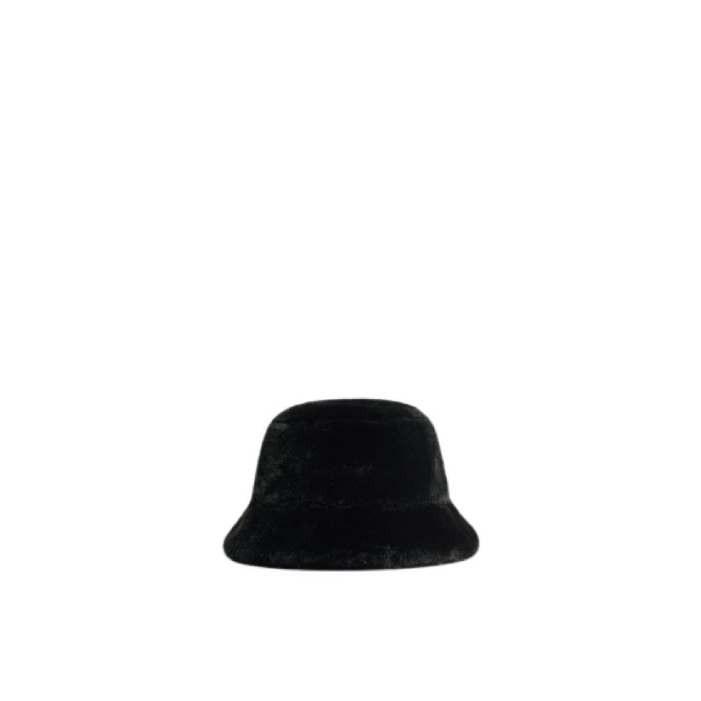 Stand Studio Stijlvolle Bucket Hat voor de zomer Black Dames