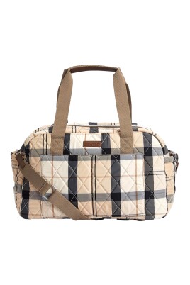 quiltad-wetherham-beige-tartan-dufflevaska