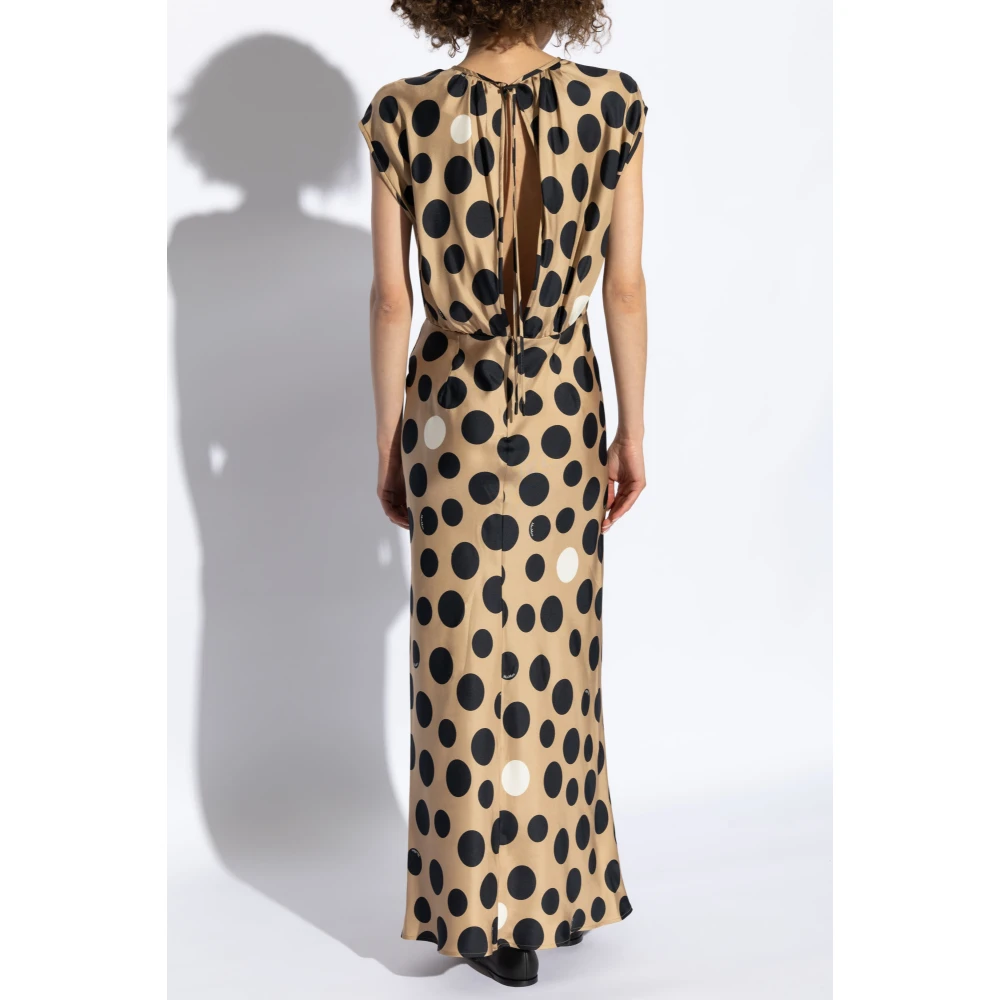 Max Mara Jurk 'Juglas' Beige Dames